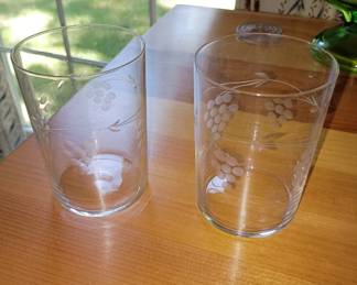 European wine glasses 