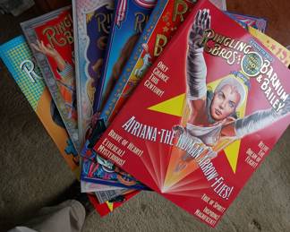 Programs from Ringling Brothers, Barnum & Bailey Circus