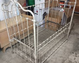 Steel and cast iron  bed 