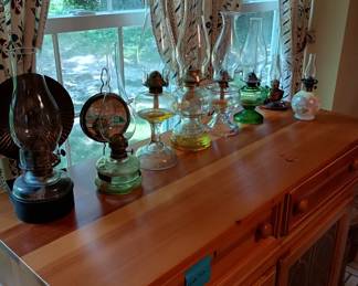 Oil lamp collection 
Including some finger lamps 