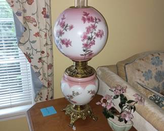 Gone with the Wind
Hurricane 
Lamps 
Both are electrified 