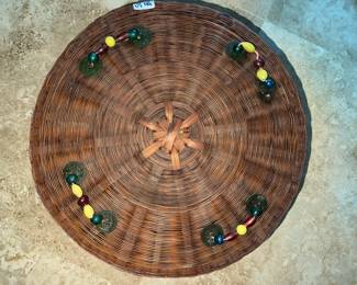 Large antique sewing baskets