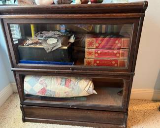 2 stack barrister book case 