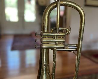 Vintage Couesnon Flugel Horn  with case