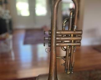 Vintage Ambassador Trumpet with case