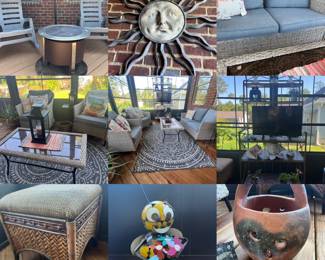 Patio furniture and accessories
