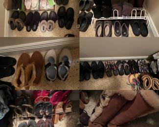 Ladies size 7 shoes.  Many never worn