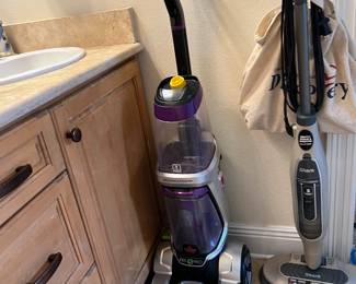 Bissell pet pro revolution carpet cleaner
shark rotating head steam mop