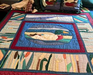 Duck Qulit and Pillows