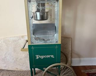 Popcorn maker cart