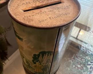 Vintage American Can Company Bank