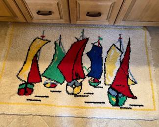 Regatta Hooked Rug