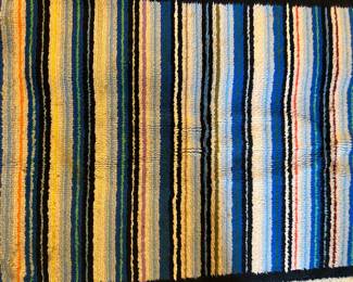 Striped Hooked Rug
