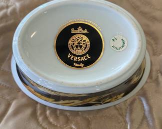 5 Piece Rosenthal  Versace Barocco Gold Black Medusa Coffee Tea Set 