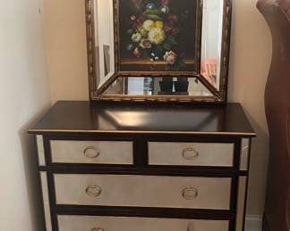 Black and Silver dresser one of two