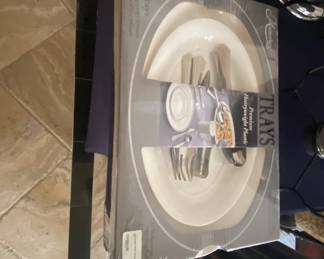 Serving dishes and trays