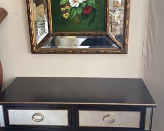 Black and Silver dresser one of two
