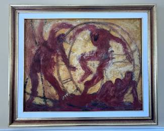 Original Framed Artwork M Toral 51" x 46"