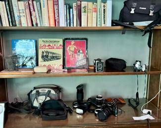 Lots of books and Eclectic items
