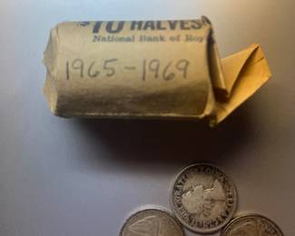 Roll of 40% Kennedy Half Dollars 