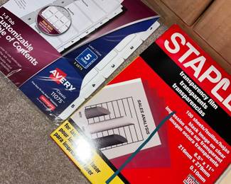 Staples Transparency Film