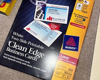 Avery Clean Edge Business Cards 