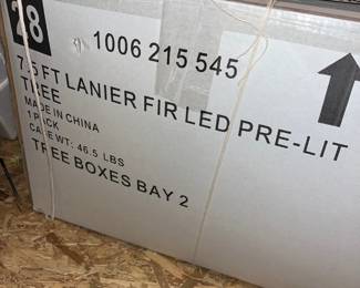 7.5 foot Lanier Fir LED Pre Lit Tree 