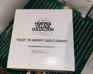 Heritage Village Collection "Rest Ye Merry Gentlemen" 