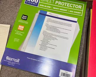 Sheet Protectors