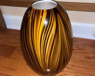 Hand Blown Murano Glass Vase 