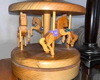 Wooden Musical Carousel 