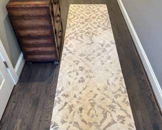 C16 - $95. Lexington Marble Wool Runner. Measures 2'6" x 9' long. Very good condition.