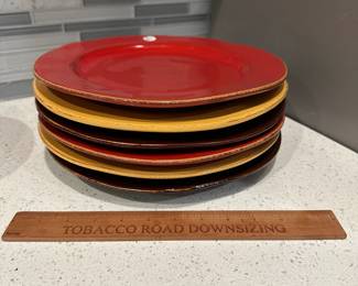 C120 - $60. 6 piece Vietri dinner plates. No chips/cracks. 11.75" across.