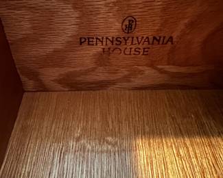 C32 - $175. Pennsylvania House Single Nightstand. Measures 28" x 16" x 26" tall. Top does have some knicks/ signs of wear.Front, sides & legs all look good!