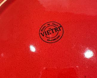 C120 - $60. 6 piece Vietri dinner plates. No chips/cracks. 11.75" across.