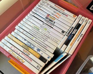 C104 - $225. Wii Bundle. 2 wii systems. Remotes. Games. Guitar. 2 wii fit boards. Untested. Would prefer to sell all together. 6 controllers.