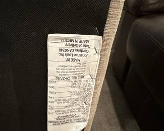 C74 - $125. Square Fabric Storage Ottoman. 36" square x 16" tall.