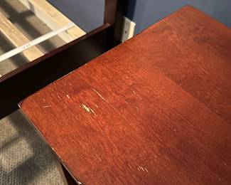 C46 - $55. Pottery Barn Nightstand. Sturdy but shows wear on Top & Front. Measures 19.5" x 18" deep x 26" tall.