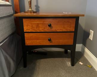 C32 - $175. Pennsylvania House Single Nightstand. Measures 28" x 16" x 26" tall. Top does have some knicks/ signs of wear.Front, sides & legs all look good!