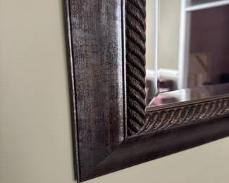 C12 - $125. Dining Room Mirror measures 64" x 29". Wood & Metal frame. Excellent condition.