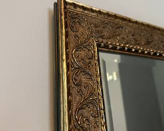 C106 - $45. Framed Mirror measures 41" x 29.5"