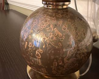 C117 - $25. Single Table Lamp measures 31" tall.