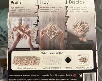 C97 - $60 EACH. 7 Available. Intrism New in Box Wooden Puzzle / marble run.