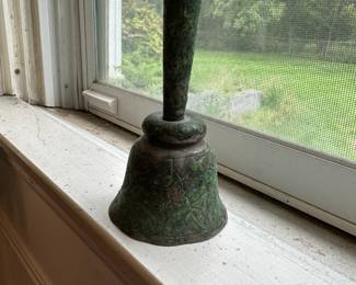 Heavy Etched Brass Bell 