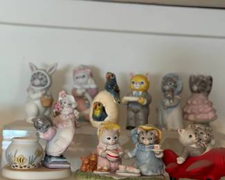 Collection of Vintage Schmid Kitty  Cucumber B