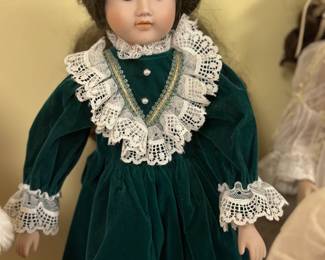 Vintage Porcelain Doll 