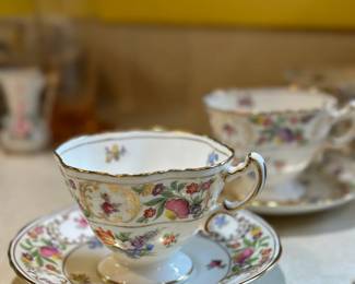 Hammersley Dresden Sprays Tea Set 