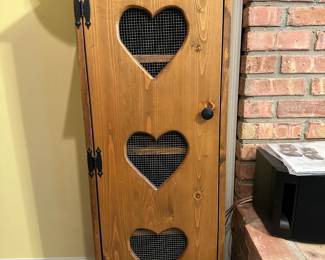 Small Heart Pie Safe 