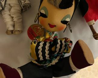 Vintage Japanese Sitting Doll 