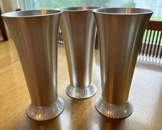Kensington Brushed Aluminum Tumblers 